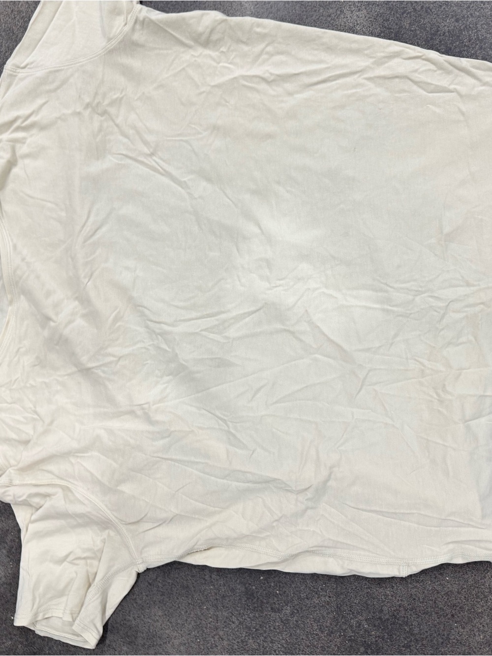 lululemon athletica Back in Action Short Sleeve Tee in Off-White